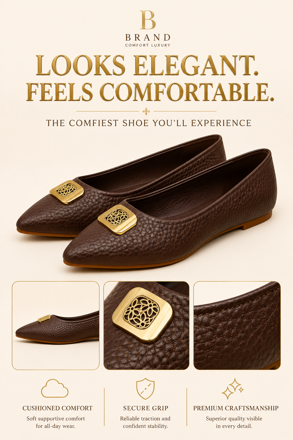 Executive Flat - Brown