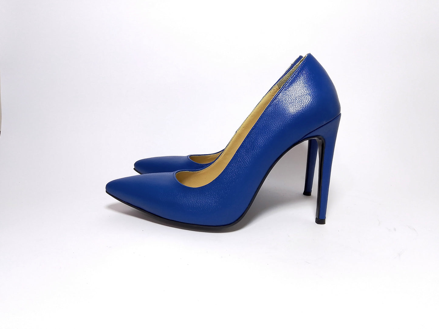 Royal Blue Pump genuine leather 11cm