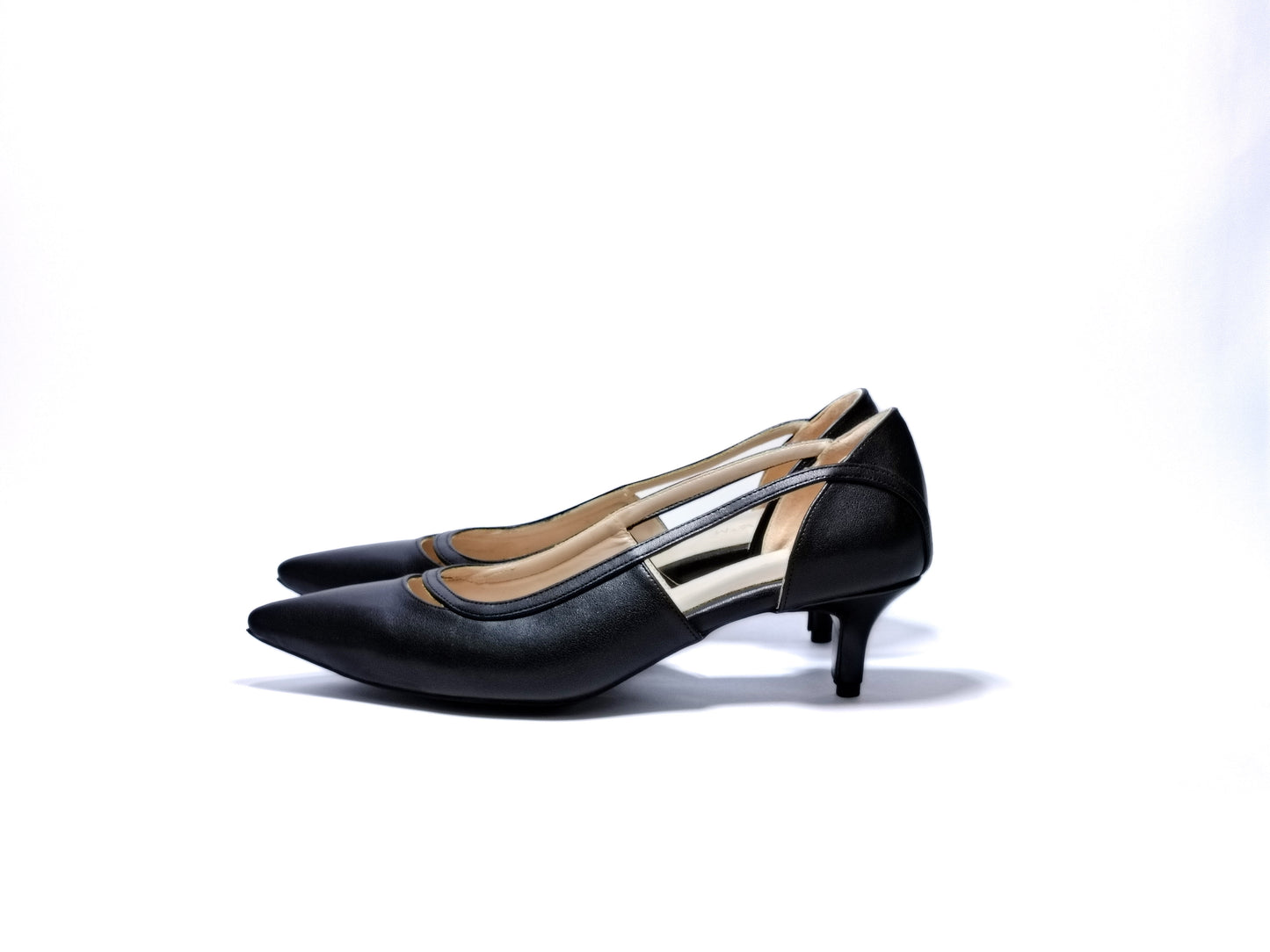 Black cut out 5cm heels | Flash Sale