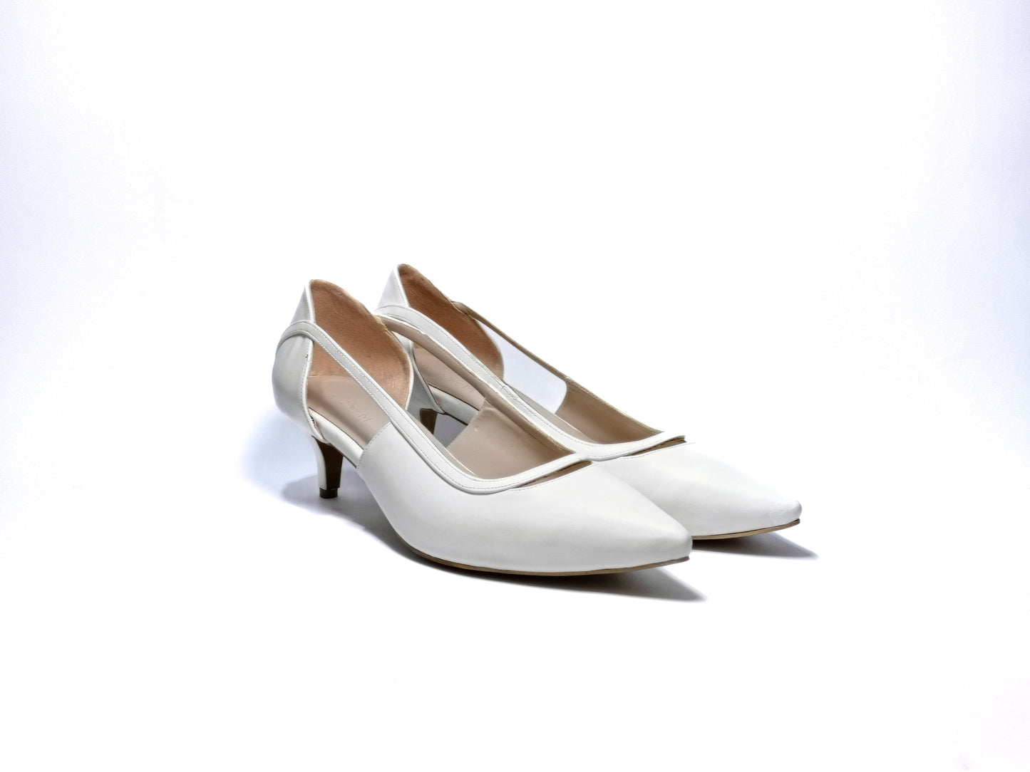 كعب أبيض مقطوع 5 سم