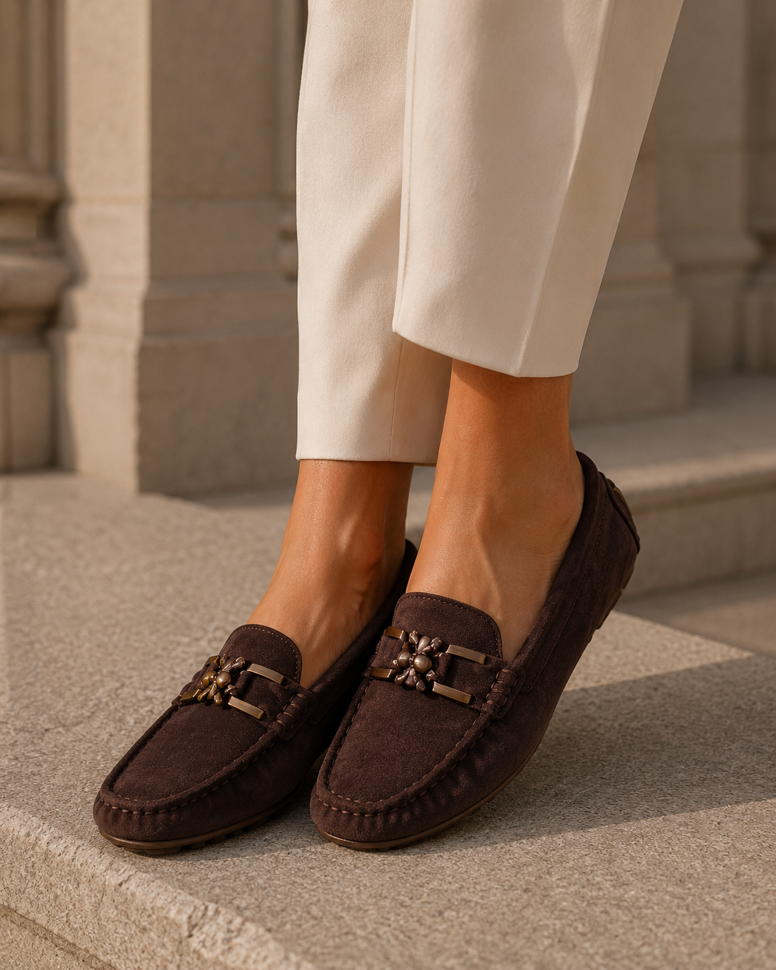 Teddy Bit Loafer - Brown