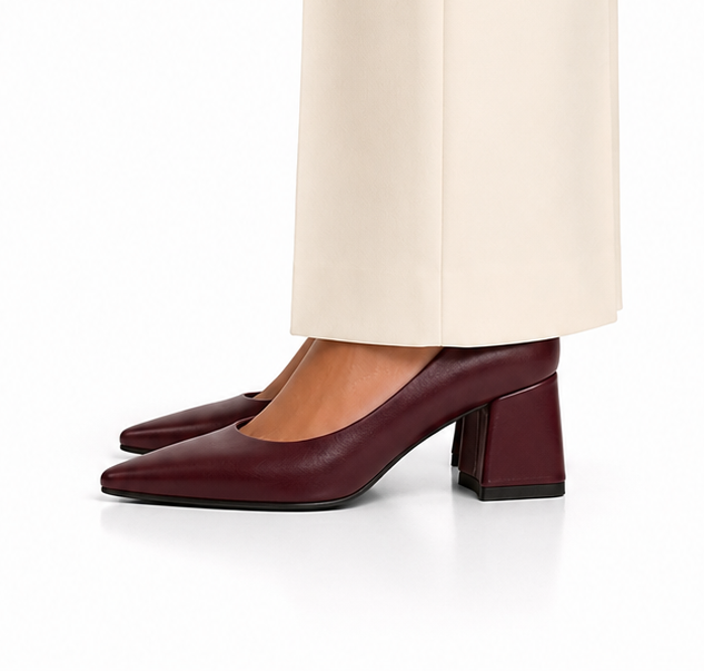 Executive Pump 6cm - Burgundy