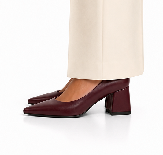 Executive Pump 6cm - Burgundy