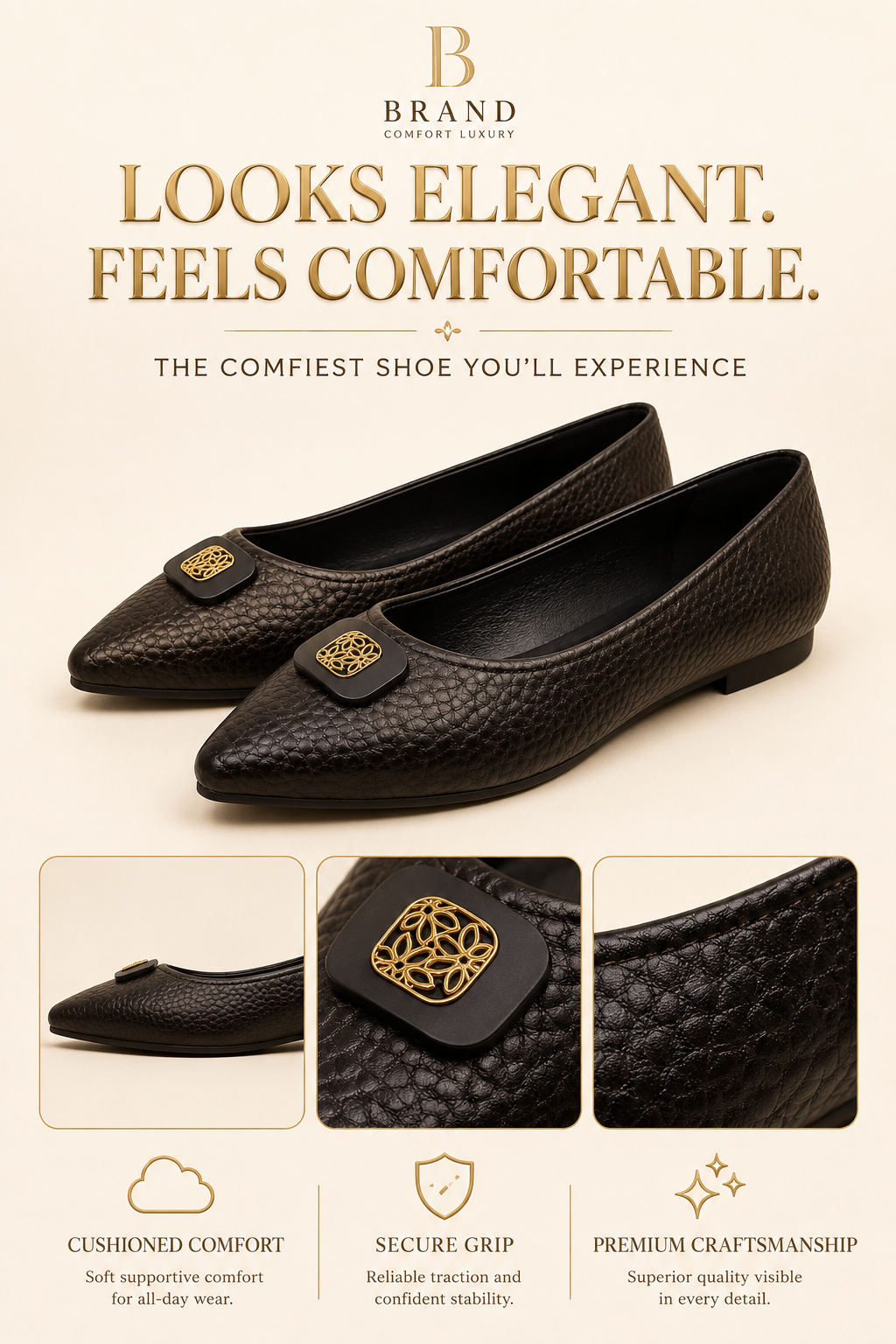 Executive Flat - Black