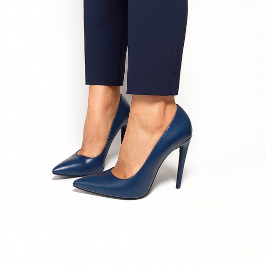 Navy pumps 11cm