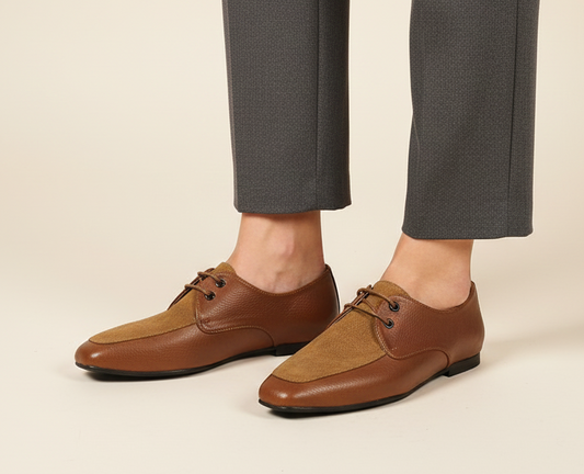 Brown Classic Oxford Flats