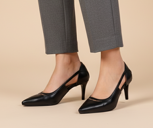 Black Cut-Out 7cm heels