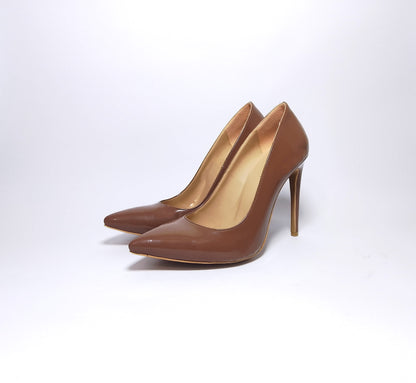 Caramel brown 11cm heels