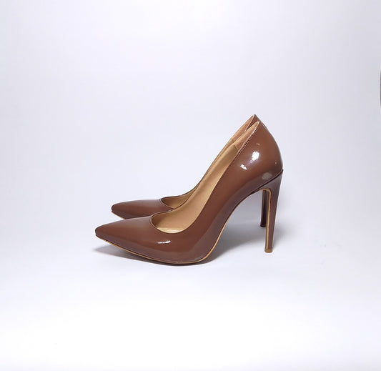 Caramel brown 11cm heels