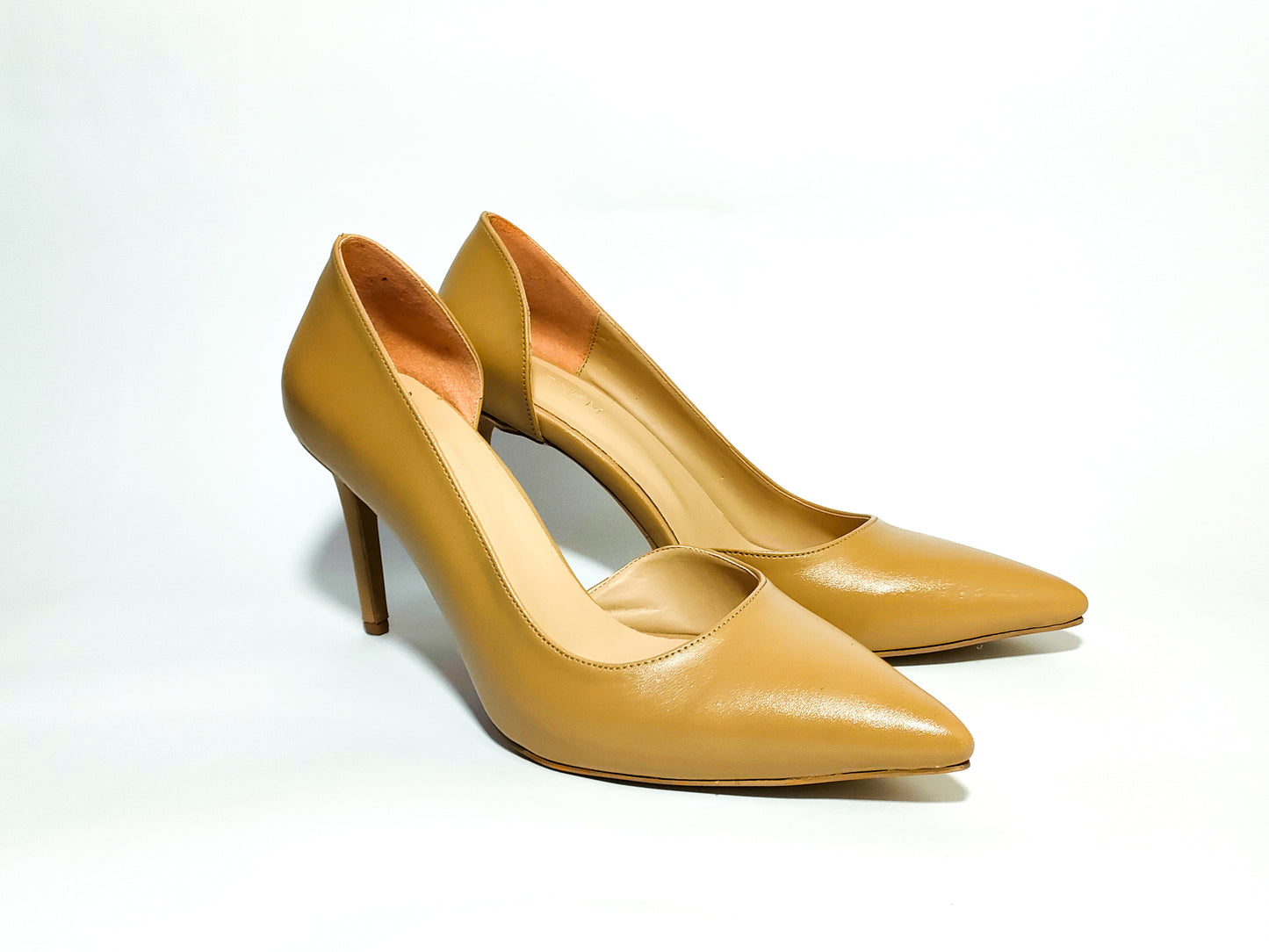 Nude Pumps open from side 7cm