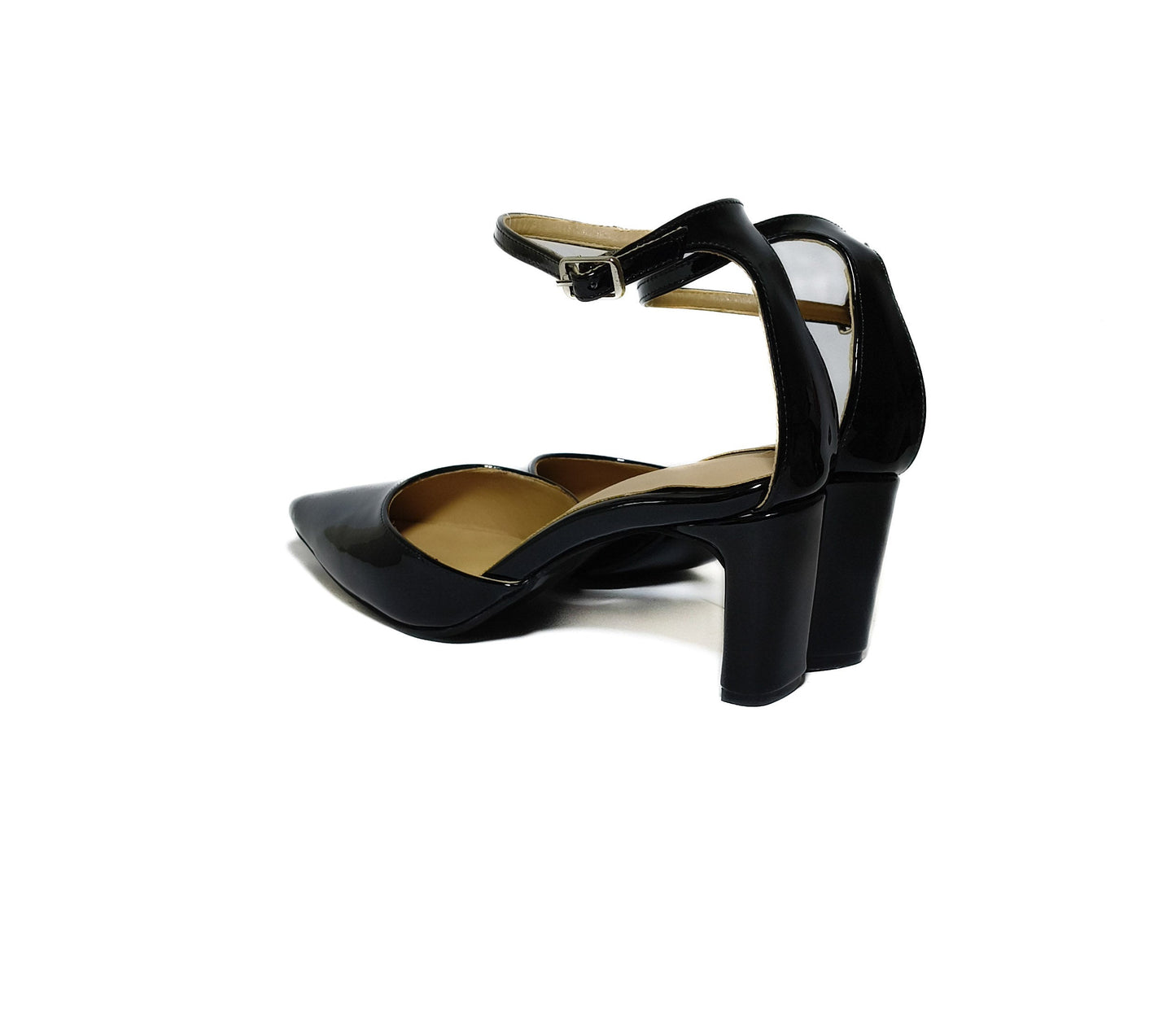 Black Ankle  Pumps 7cm heels