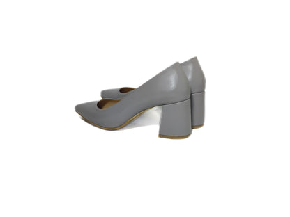 Grey Executive heels - 7cm block heels