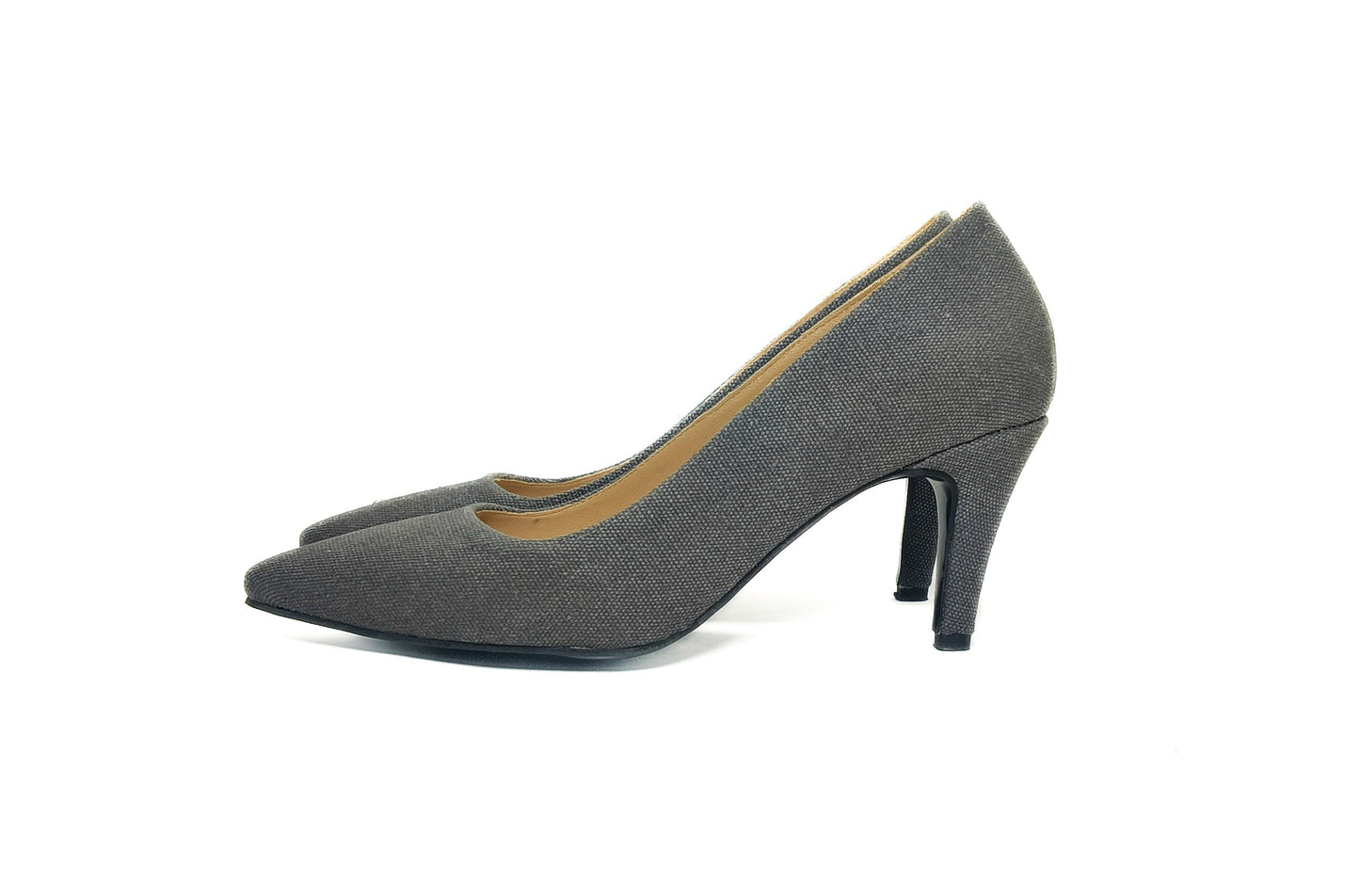 Grey Executive Heels -7cm