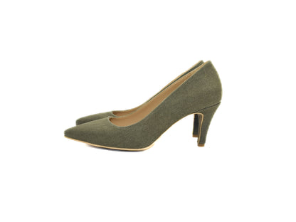 Olive Executive Heels -7cm